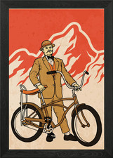 Poster Mtb Downhill estetica