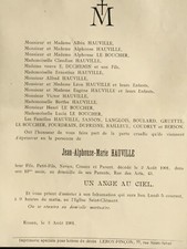 HAUVILLE Le Boucher Sanson