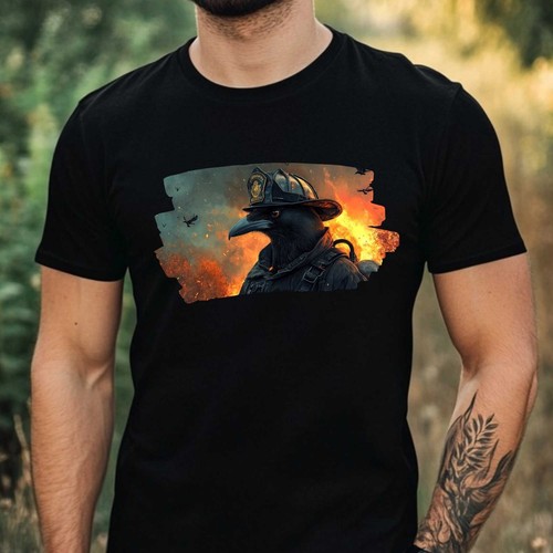 Shirt uomo corvo come - t-shirt,