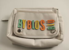 BORSA DONNA RAGAZZA BLU BYBLOS BIANCA - BORSETTA TRACOLLA 100% ORIGINALE