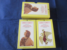 LIRICI GRECI POETI ITALIANI CONTEMPORANEI 2 VOLUMI
