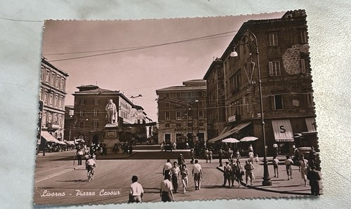 Cartolina livorno piazza - cartolina,