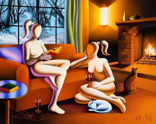 Mark kostabi fine art - ,