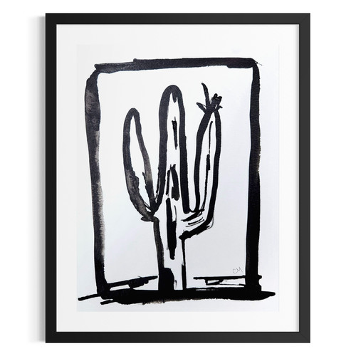 Dipinto deserto cactus
