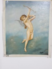 Quadro angelo Cupido Dipinto a