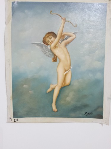 Quadro angelo cupido - dipinto, a