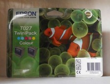 2 x Epson T027 inchiostro