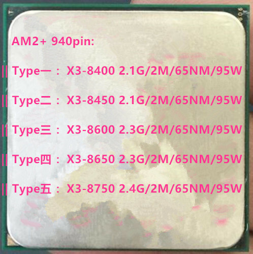 Amd phenom triple - phenom, x3-8400