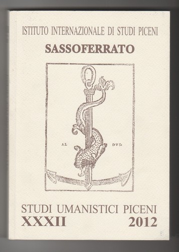 Studi umanistici piceni xxxii - umanistici,