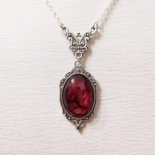 Gothic vampire necklace - vampire,