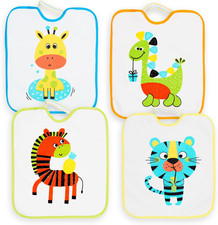 Set Di 4 Bavaglini Asilo Con