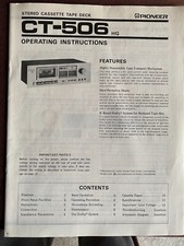 Notice / Mode d'emploi Platine