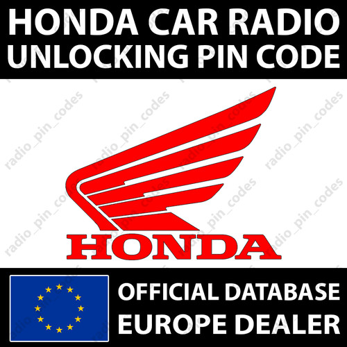 Honda radio navi pin - honda,