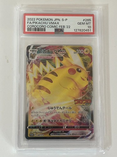 Carta pokemon psa10 pikachu - pokemon,