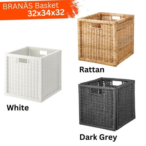 Ikea branäs cestino rattan - ikea, in