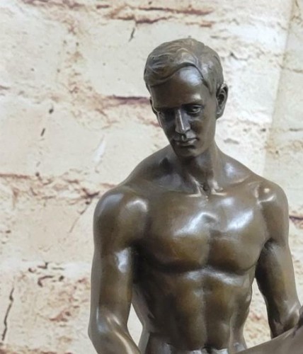 Scultura bronzo donna - di,
