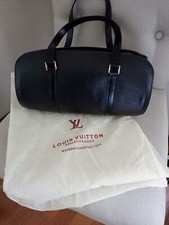  Louis Vuitton "Papillon" - Pelle Epi Nero - 31 cm - con Sacchetto Antipolvere