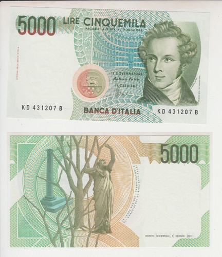 Repubblica 000 5000 - /, lire