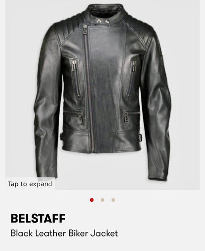 Giacca biker uomo pelle