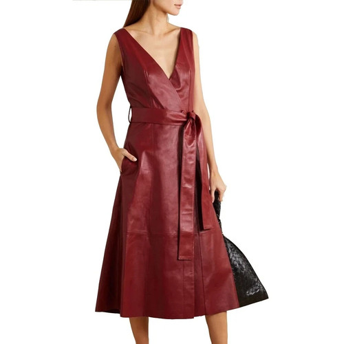 Abito donna rosso elegante - da,