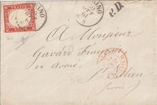 TORINO 30.10.61 Sardegna 40c 16d+AMB MACON MONT CENIS x ST Julien Gen.  SORANI