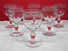 6 Bicchieri Da Acqua Cristallo Di Baccarat Epoca Radica 1920 - 2 Set Disponibili