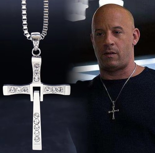 Collana ciondolo croce argento