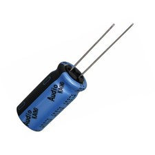 Nichicon KA ''Audio'' 100uF 50V, condensatore elettrolitico radiale, UKA1H101MPD