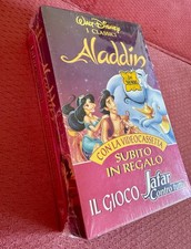 Aladdin vhs sealed + gioco