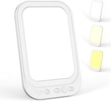 Lampada per La Terapia Della Luce 10000Lux, 4 Timer E 5 Livelli Di Luminosità, P