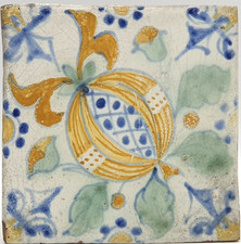 Antica piastrella in