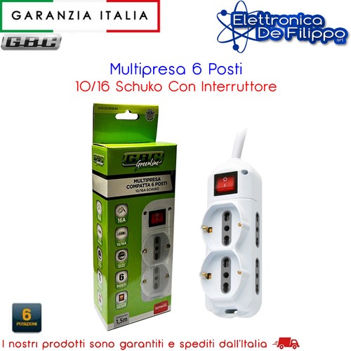 Multipresa posti 16 - multipresa,