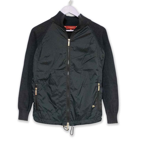 Felpa burberry blu scura - blu, con