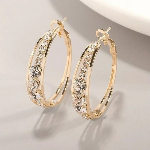 Orecchini oro placcato - 18,