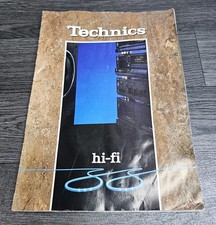 Technics Hi Fi System Brochure Catalogo Primavera 1988 Audio Vintage 