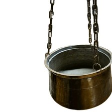  Antico paiolo in rame con