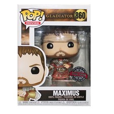Russell Crowe Signed Funko POP! Autografato 860 Maximus Gladiator Autografo