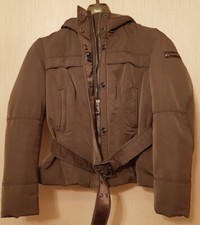 Peuterey Giacca Piumino Donna con Cappuccio Marrone Taglia 42