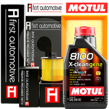 Kit Tagliando Per Renault Twingo III 0.9 Tce 3 Filtri + 5LT Olio Motul 5W40