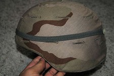 US ARMY ISSUE - ELMETTO MSA ACH MICH CON COVER REVERSIBILE - MEDIUM