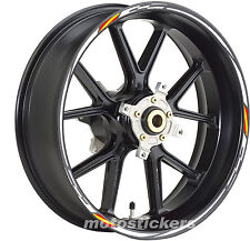 Adesivi cerchi tuning con bandiera Spagna Aprilia Dorsoduro 1200