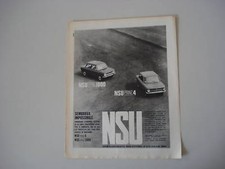 advertising Pubblicità 1965 NSU PRINZ 1000 - 4