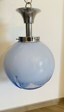 Lampadario Membrana Mazzega Zuccheri Boccia di vetro Murano anni '60 70