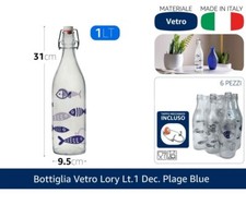 Set 6 pezzi Bottiglia 1Lt