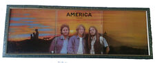 Quadro Lp America - Homecoming Warner 1972 in cornice rettangolare 100x38