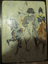 SPLENDIDO E RARO QUADERNO D'EPOCA QUADRI D'AUTORE N.8 STANDA "NAPOLEONE"  