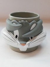 TAZZA PLASTICA BUGS BUNNY WARNER BROS LOONEY TUNES MUG PLASTIC VINTAGE