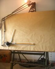 tecnigrafo Sacchi anni 70 del Politecnico di Torino con base in ghisa e piano 12