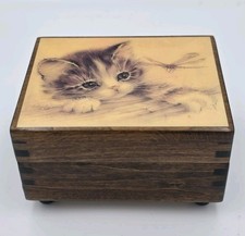Music box vintage reuge - music, cat