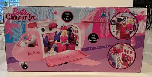 Mattel barbie glamour jet 1999 - glamour,